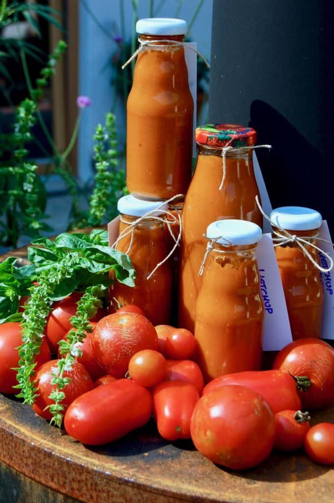 fertiges selbstgemachtes Ketchup