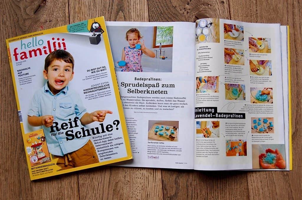 Unsere Badepralinen im Hello Familiii