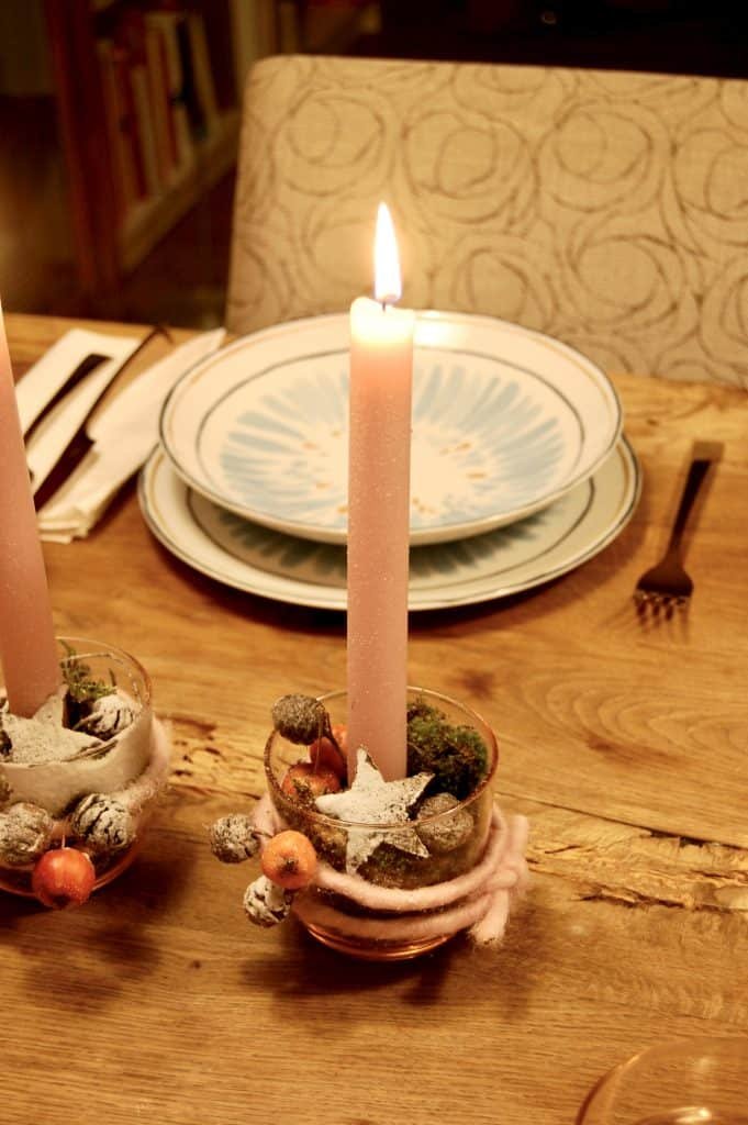 Weihnachtliche Tisch-Deko