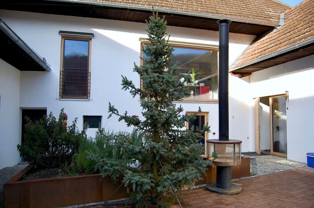 Weihnachtsbaum an seinem Platz