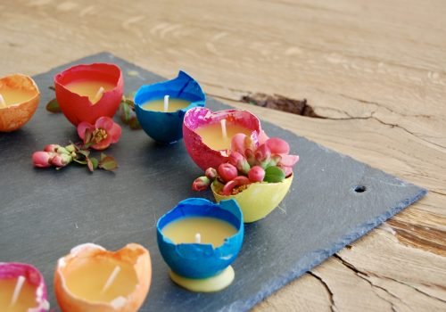 Oster-Dekoration aus Eierschalen