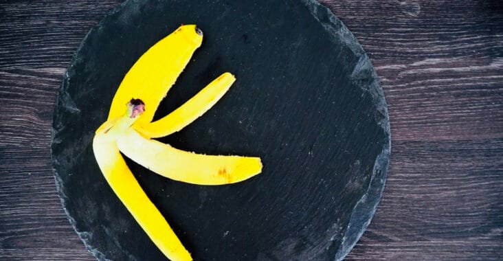 Bananenschalen wiederverwenden