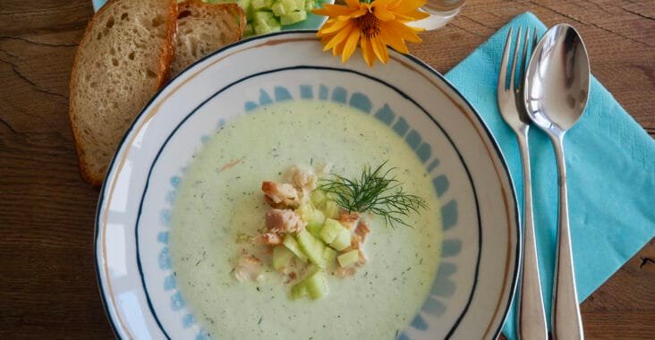 kalte Gurkensuppe