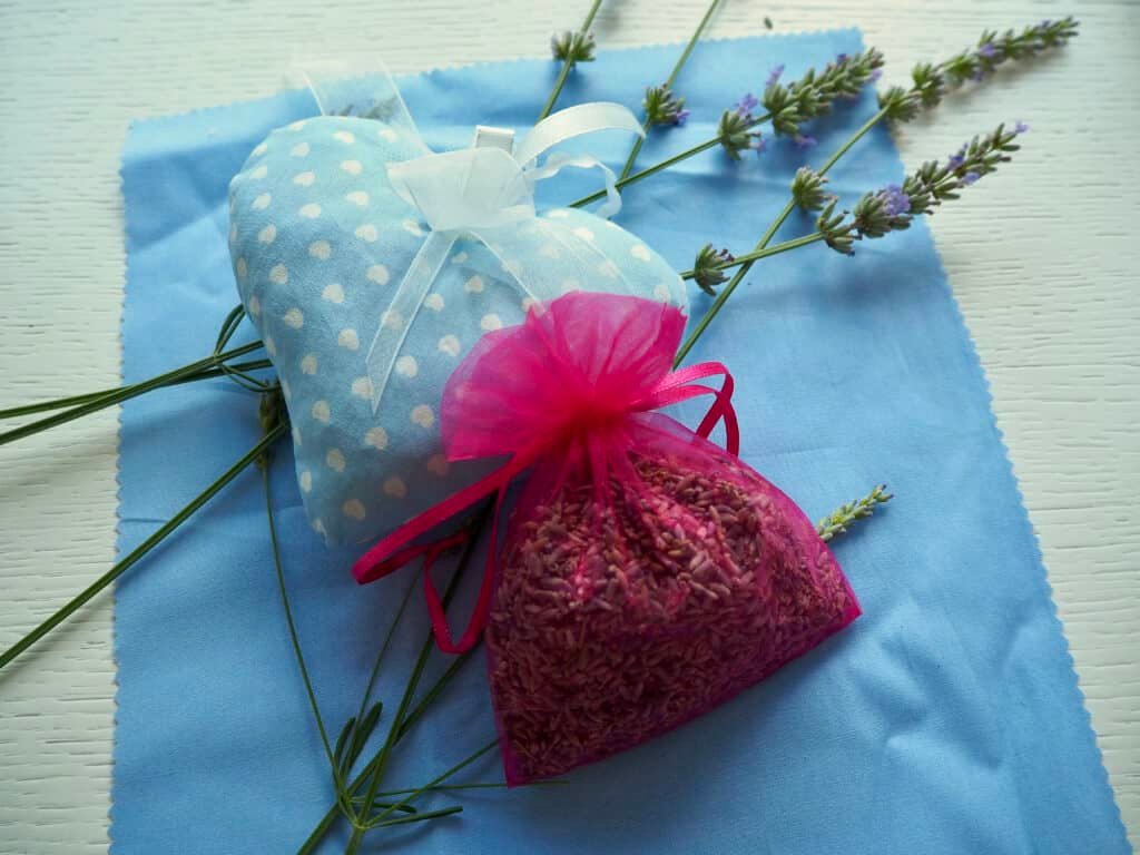 Organza-Sackerl als Duftsäckchen