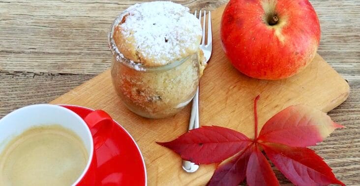 Apfelkuchen im Glas: Herbstliches Rezept - Torftrottel