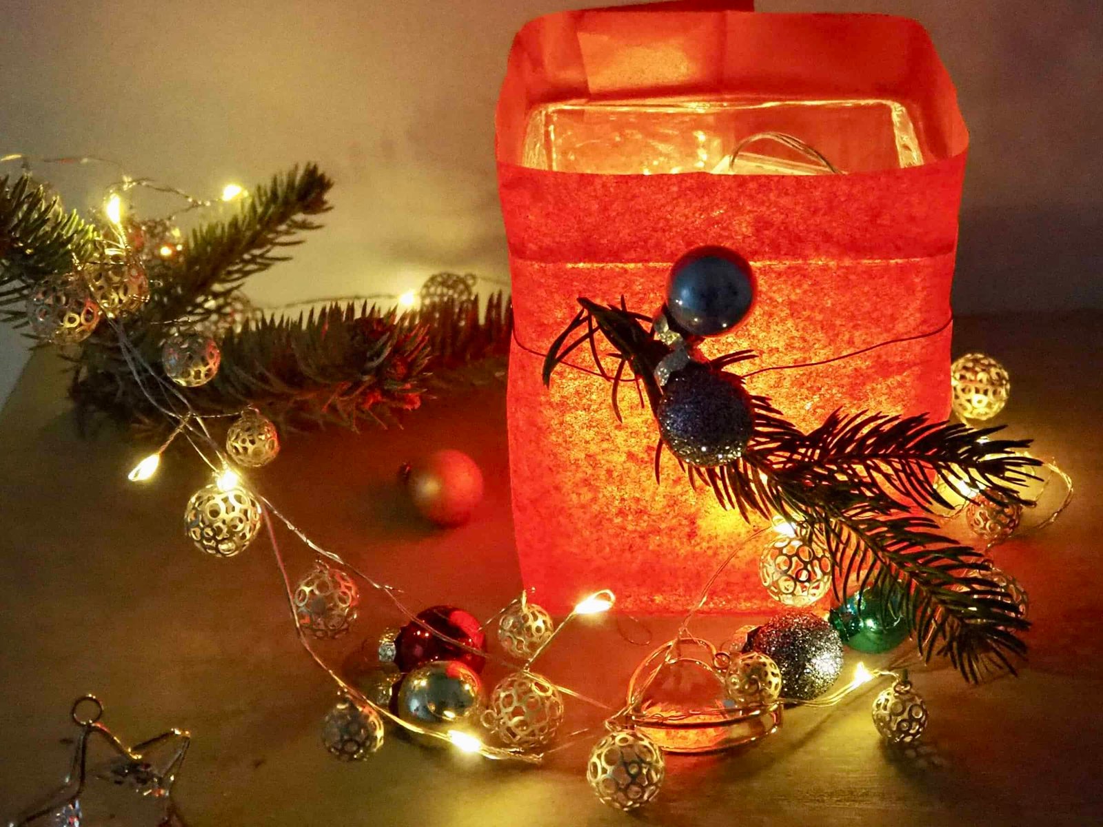 Weihnachtliches Licht mit LED