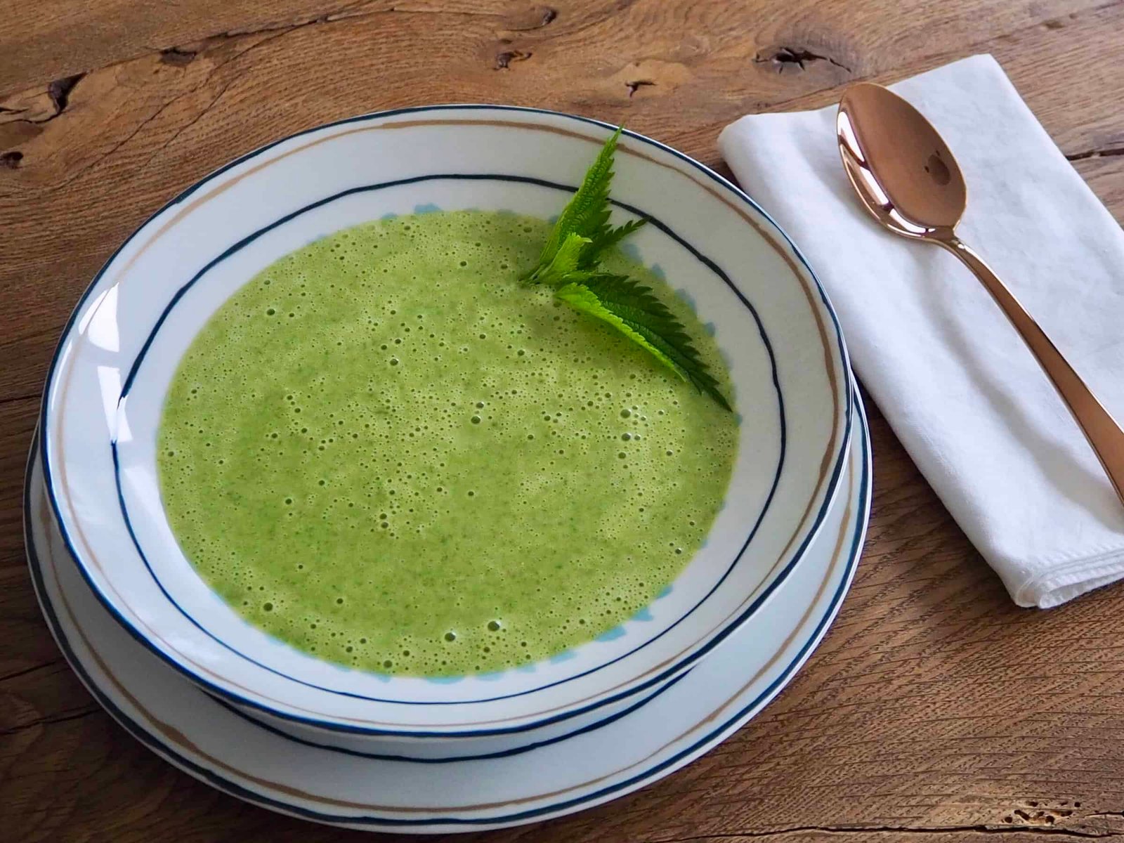 Rezept für Brennnesselsuppe