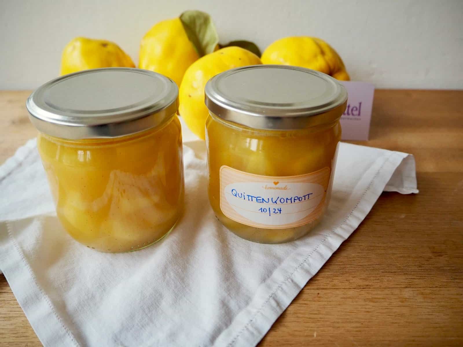 Rezept für Quittenkompott - Torftrottel