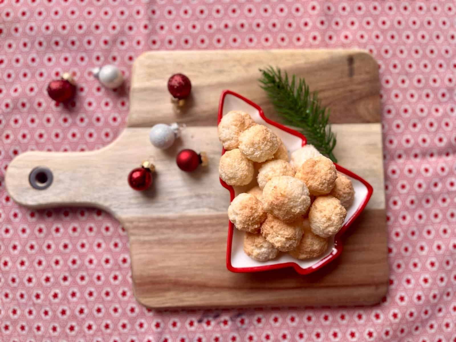 Rezept für Kokosbusserl: Einfache Weihnachtsbäckerei - Torftrottel