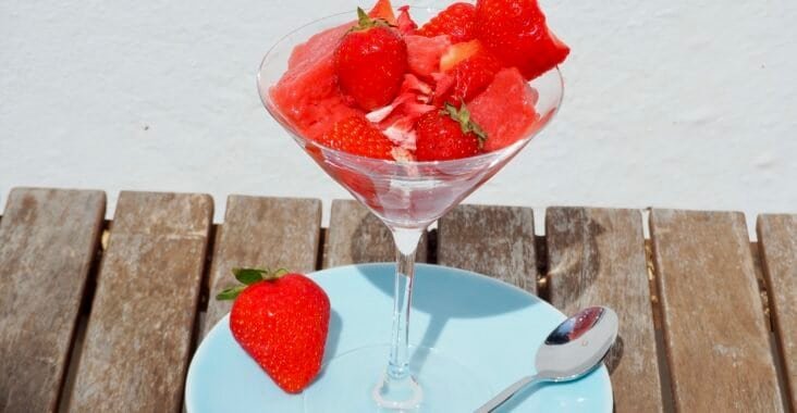Rezept für Erdbeersorbet