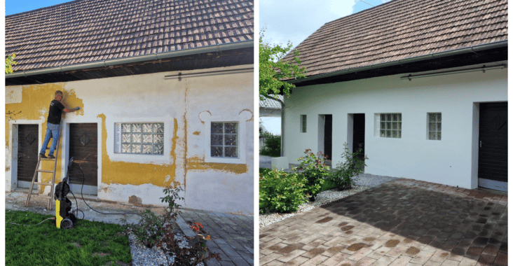 DIY-Fassadensanierung