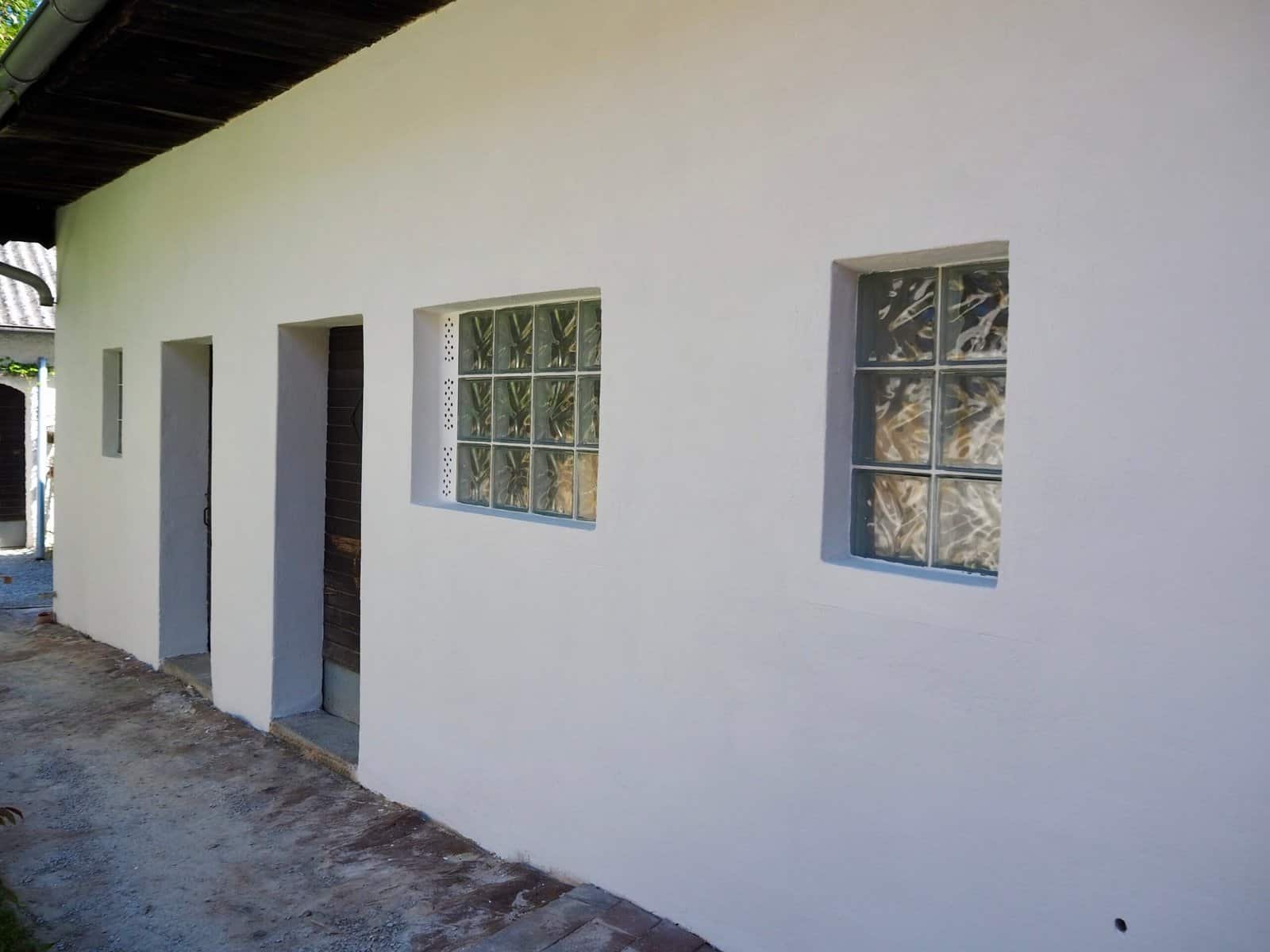 Fassade mit Silikatfarbe