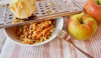 Geriebener Apfel bei Durchfall