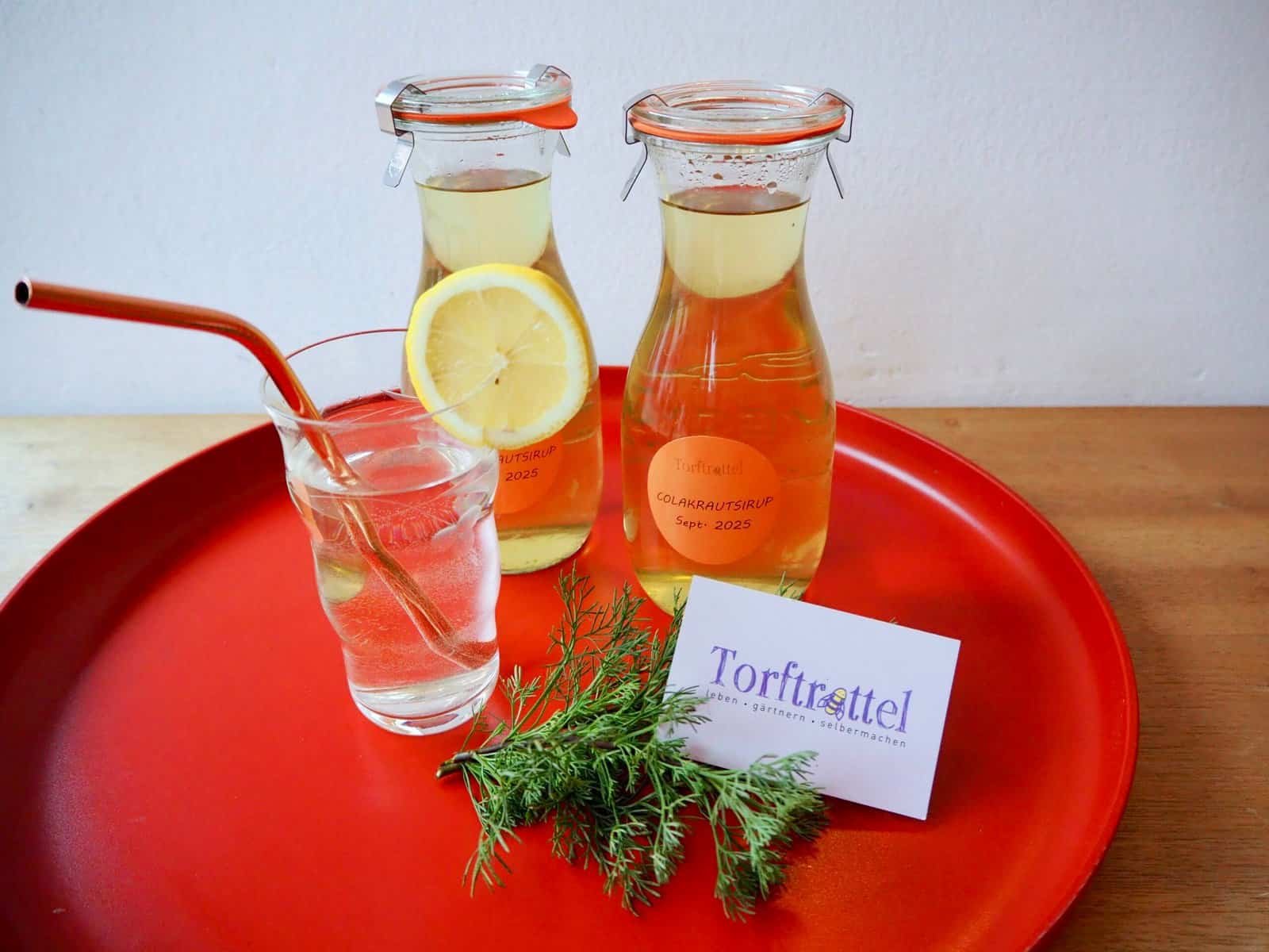 fertiger Cola-Kraut-Sirup
