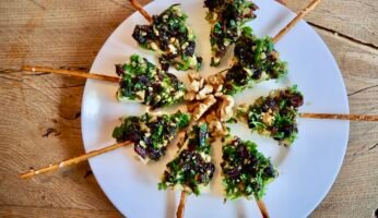 weihnachtliche Käsehäppchen