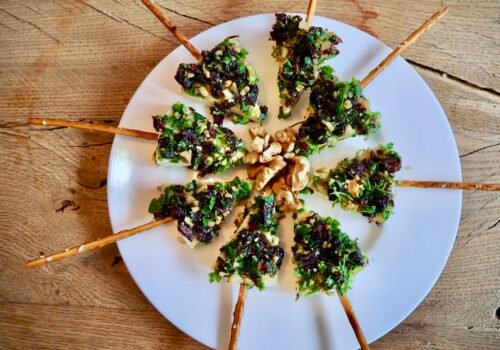 weihnachtliche Käsehäppchen