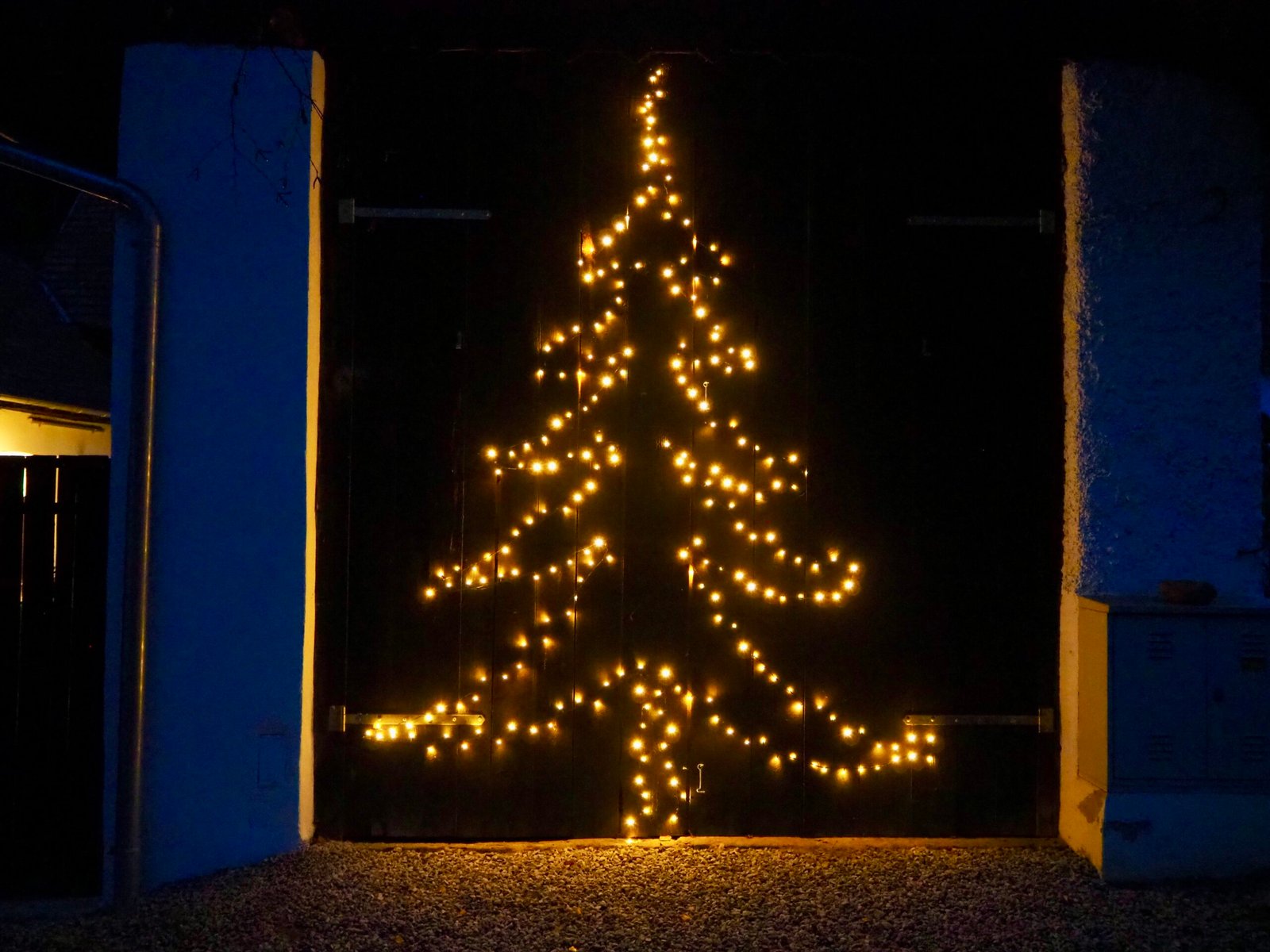 Lichterketten-Weihnachtsbaum