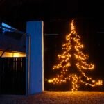 Weihnachtsbeleuchtung im Garten