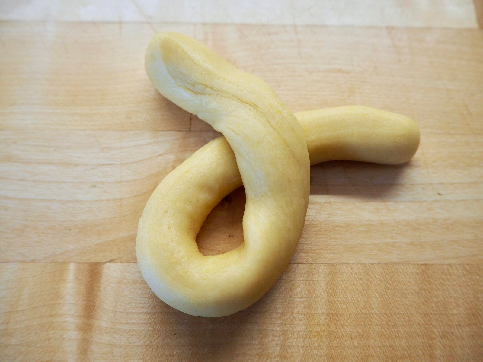 Küken formen Germteig 