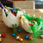 Osternest aus Papier