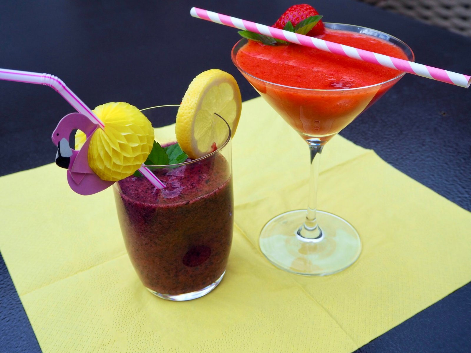 fertige Eisbeeren-Drinks