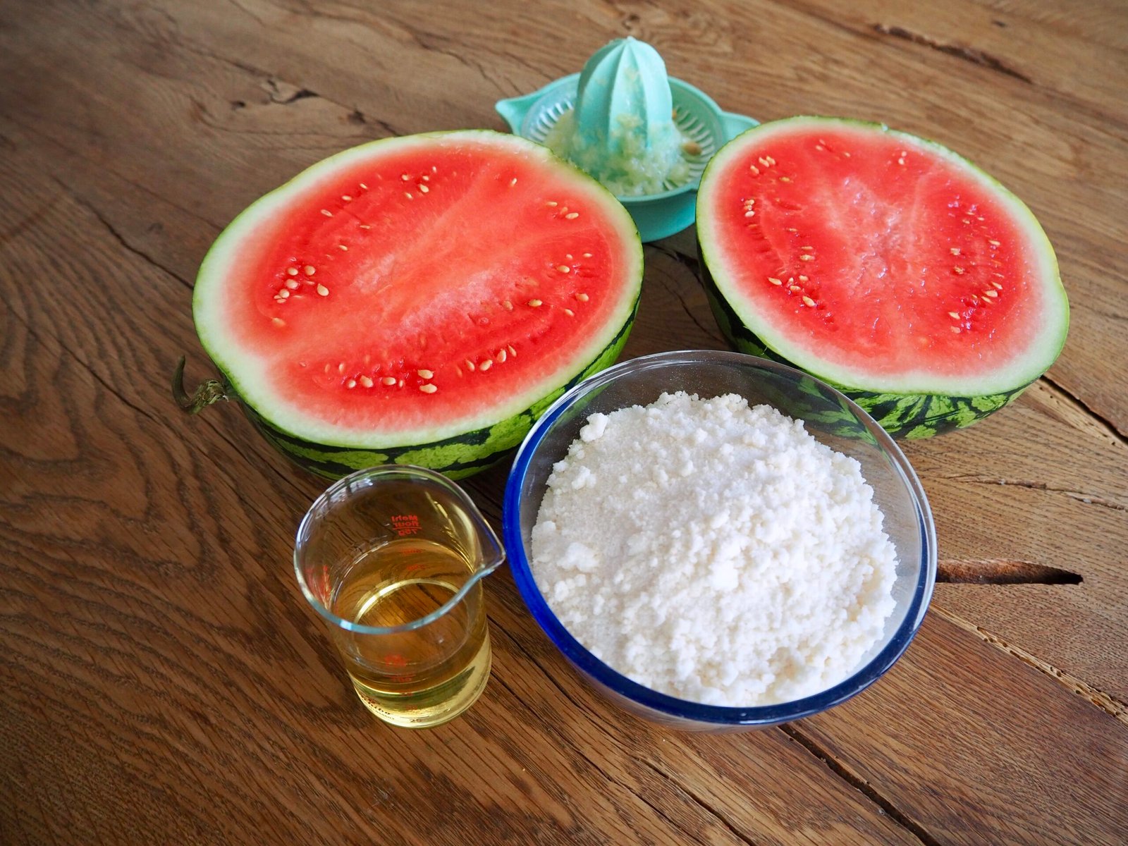 Zutaten für Wassermelonen-Marmelade