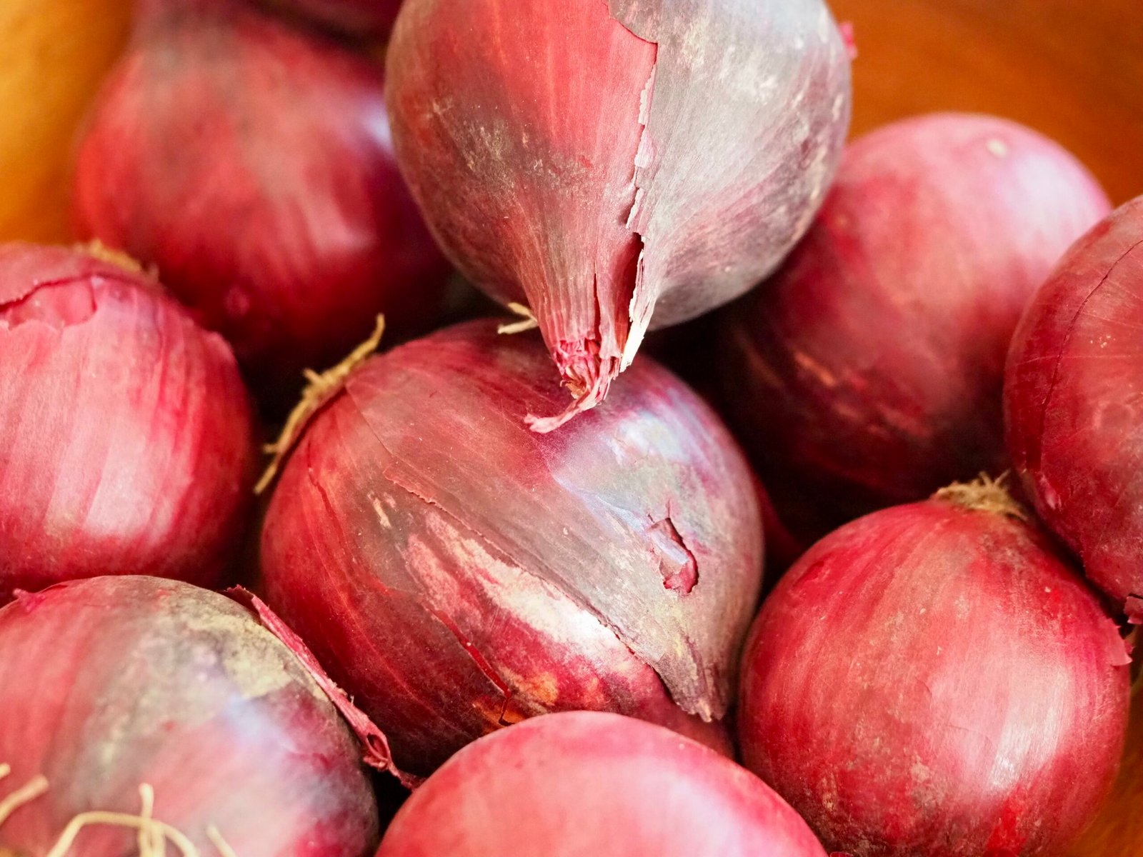 rote Zwiebeln